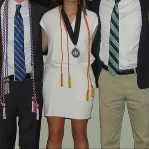 L’Agence White mini dress